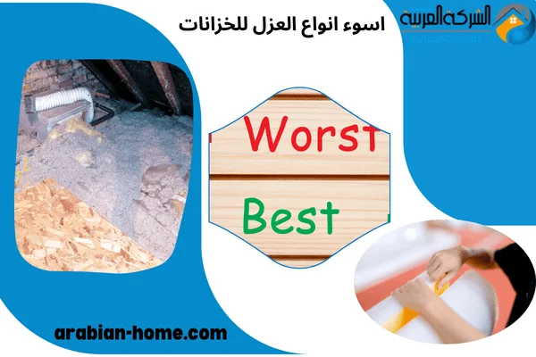 اسوء انواع العزل للخزانات 