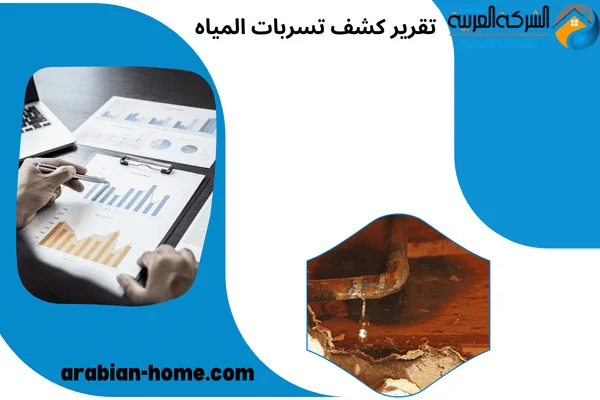 تقرير كشف تسربات المياه