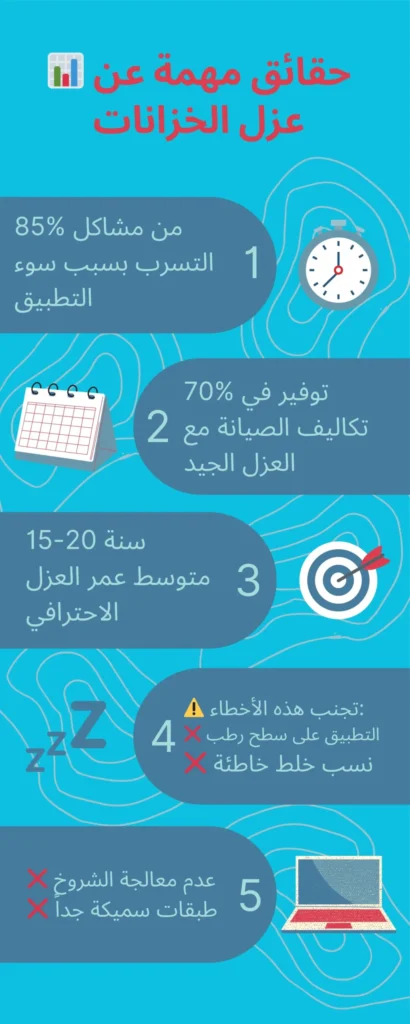 افضل مادة الاسمنت عزل الخزان الارضي
