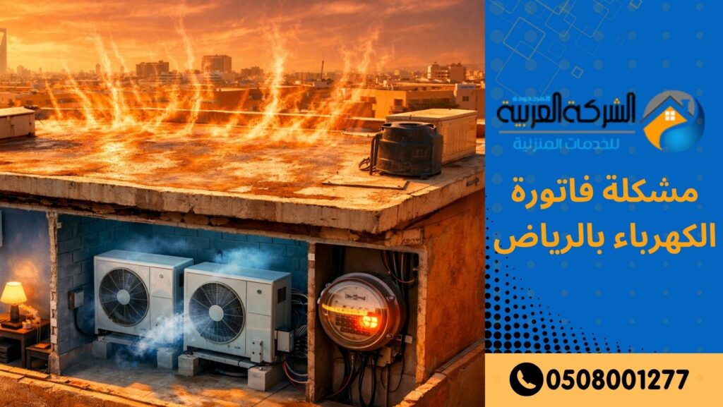 حل مشكلة ارتفاع فاتورة الكهرباء في الرياض